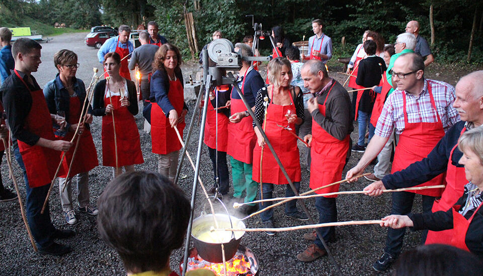 Openair Fondue Im Wald